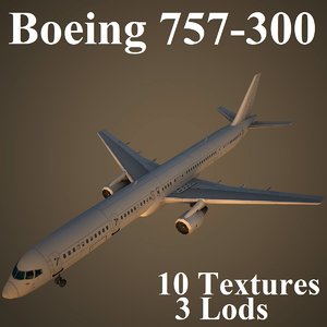 3d model boeing air airlines