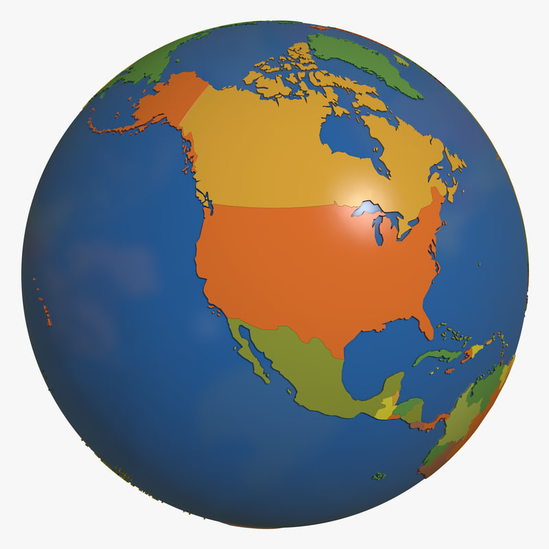 cinema4d geopolitical globe earth