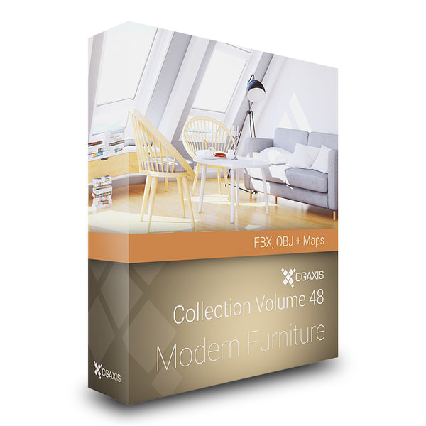 volume 48 furniture 3d obj