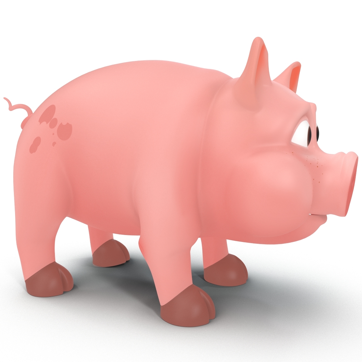 cartoon pig c4d