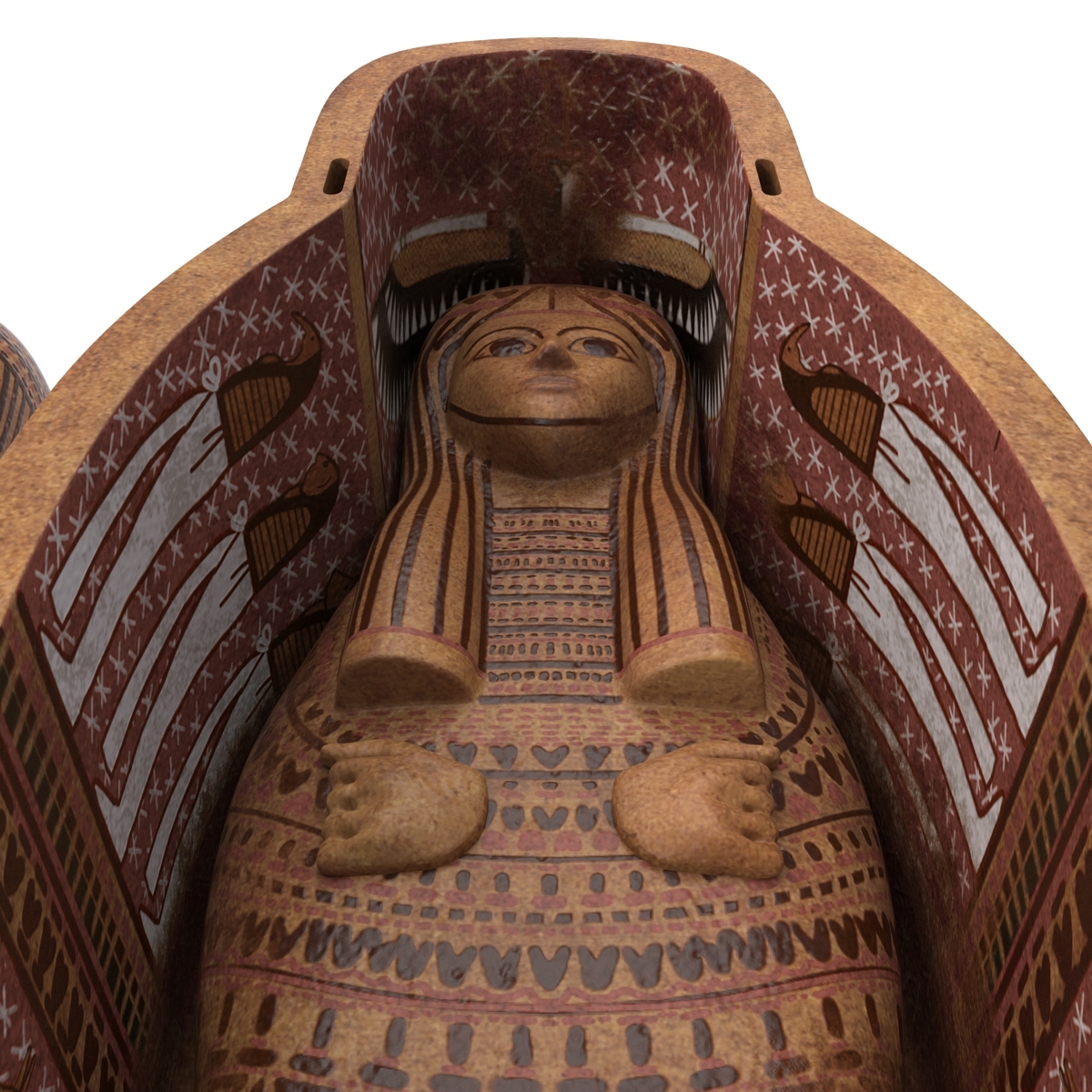 3d Egyptian Sarcophagus