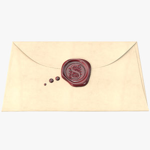 3dsmax envelope wax seal
