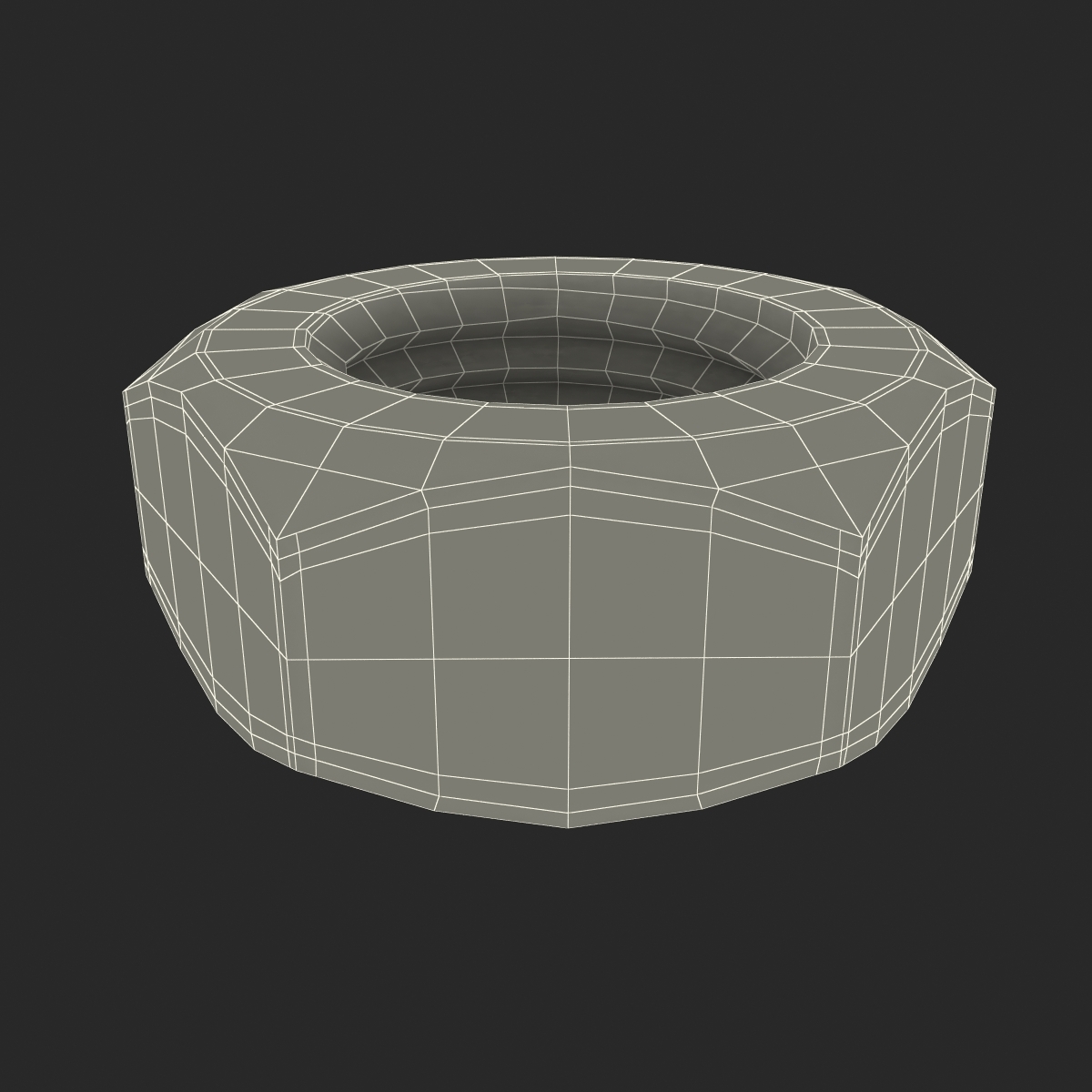 3ds hex jam nut
