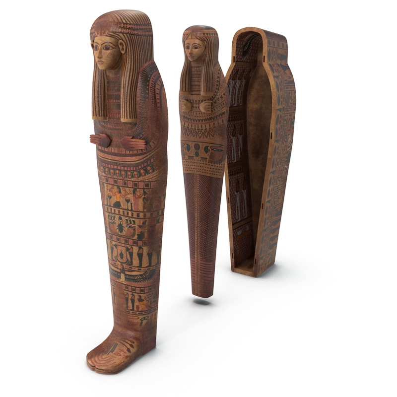 3d egyptian sarcophagus