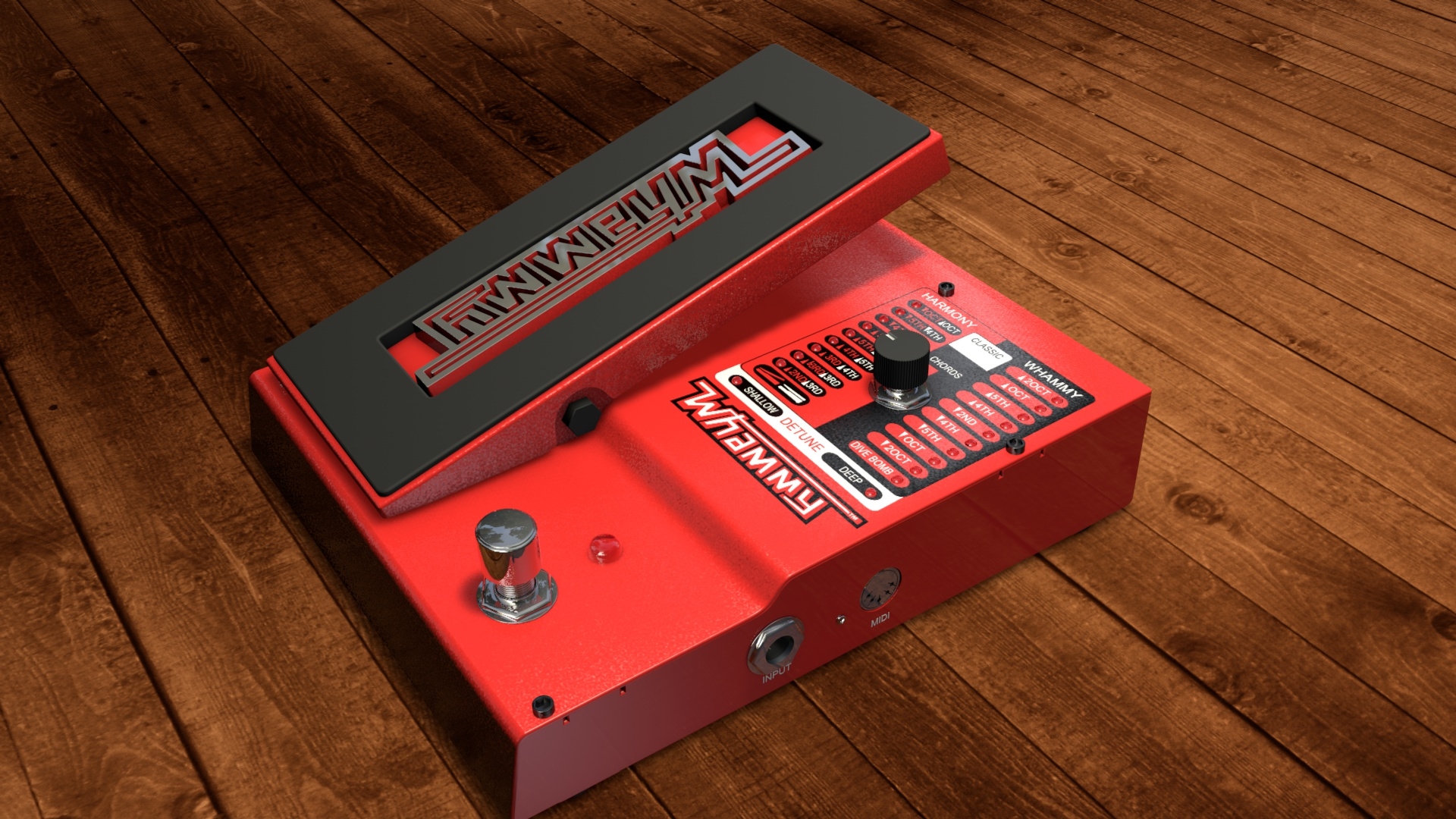 digitech whammy v 3d model