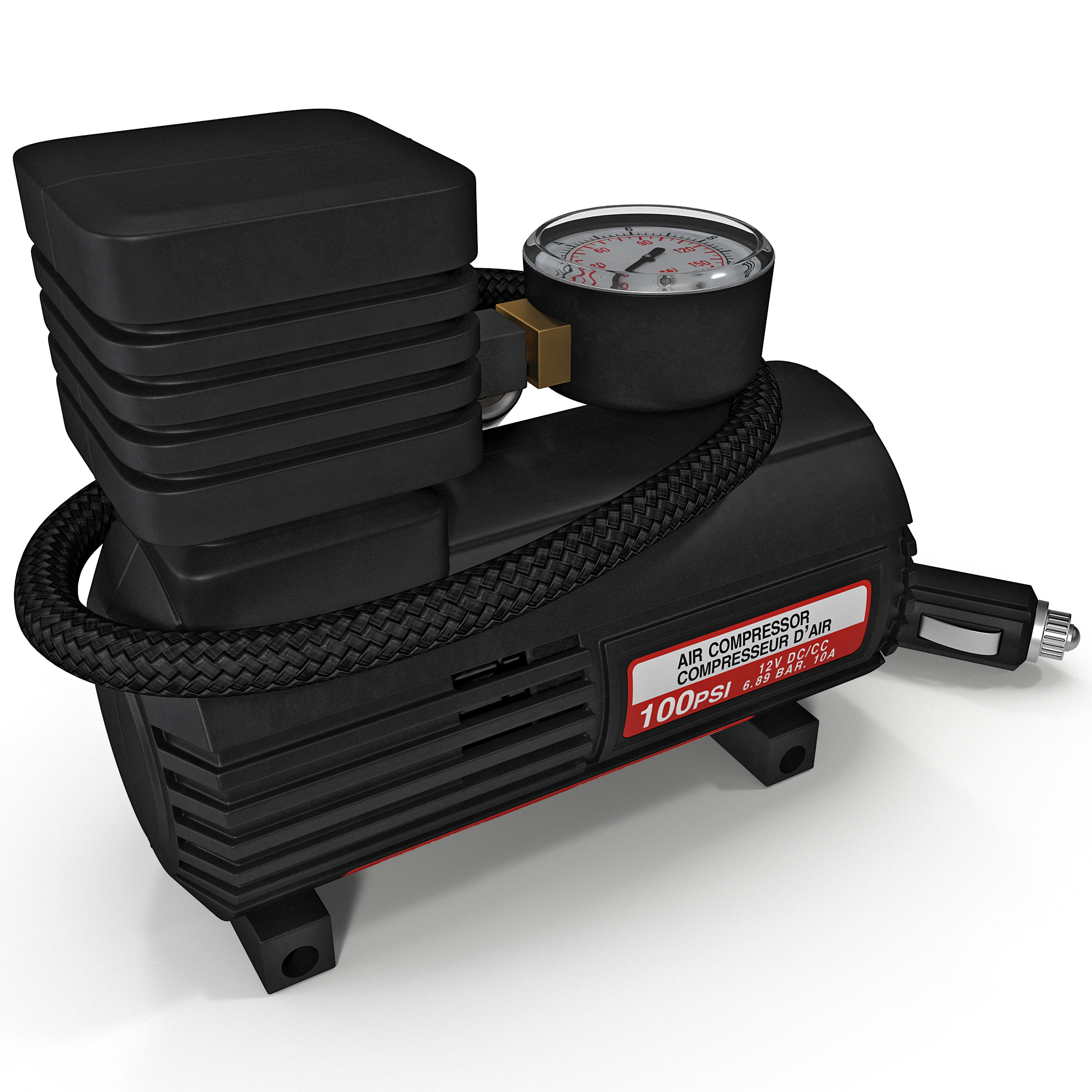 3d portable auto air compressor