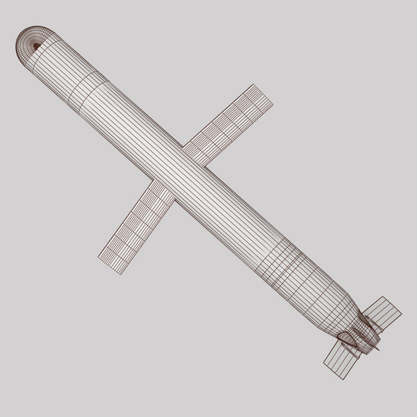 3d Tomahawk Cruise Missile Model