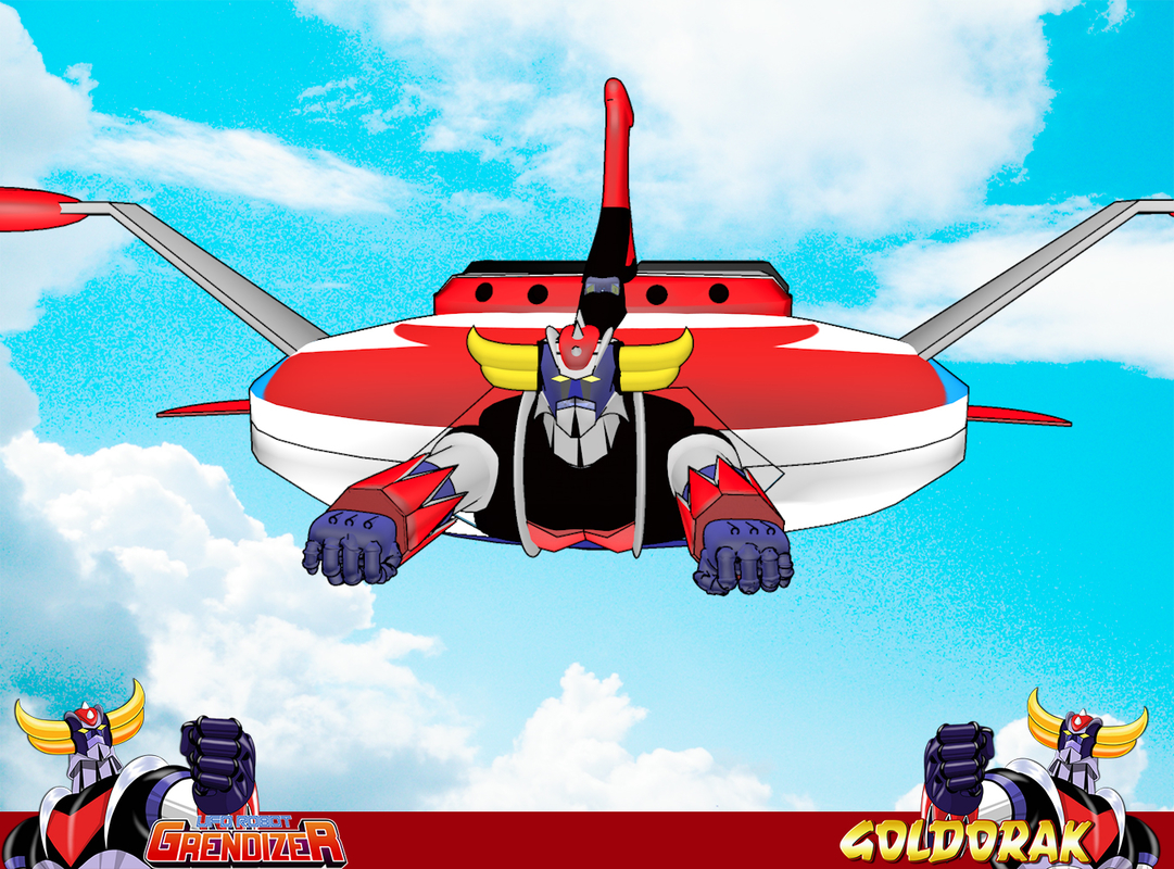 3d model grendizer goldorak goldrake