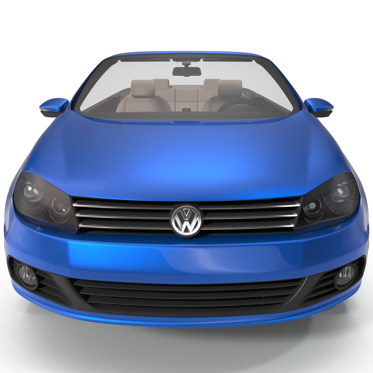 volkswagen eos 2014敞篷车3d模型