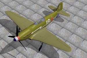 3dsmax yak-3 fighter