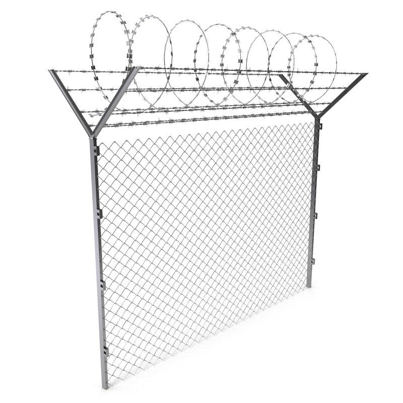 max barbed wire fence