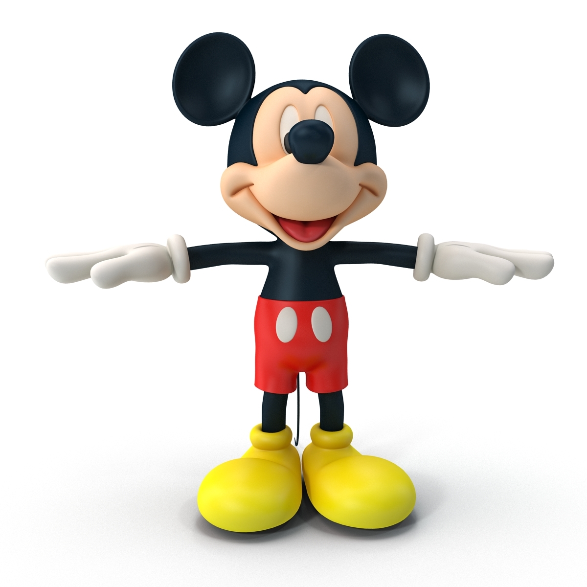 Mickey Mouse 3d Model