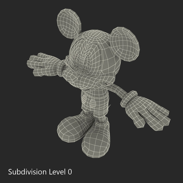 mickey mouse 3d model