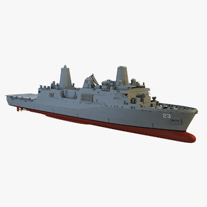 uss anchorage 3d model