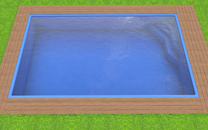 3d model swimming pool