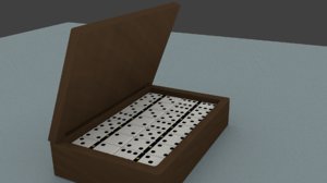 free domino box 3d model