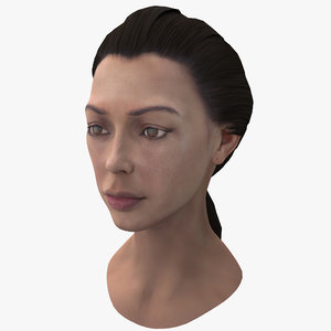 female head 3 3d model