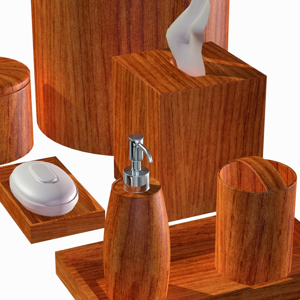 modern wooden bathroom accessory ma