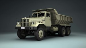 3ds max soviet truck kraz 256b