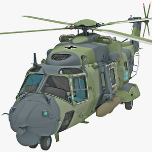 3d model military helicopter nhindustries nh90