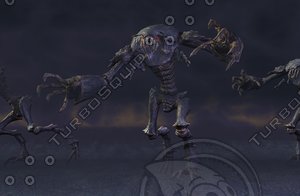 monster creature 3d model