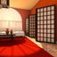 3dsmax living zen room