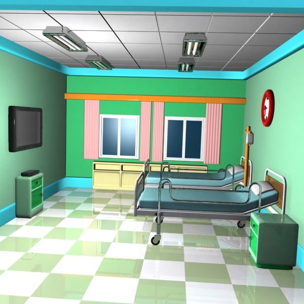 max cartoon emergency room