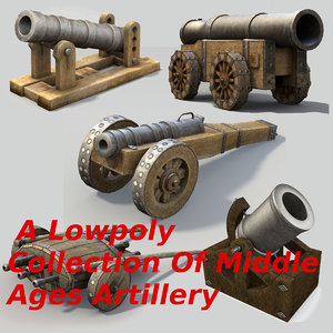 3d middle ages artillery