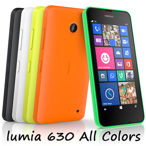 nokia lumia 630 colors 3d max