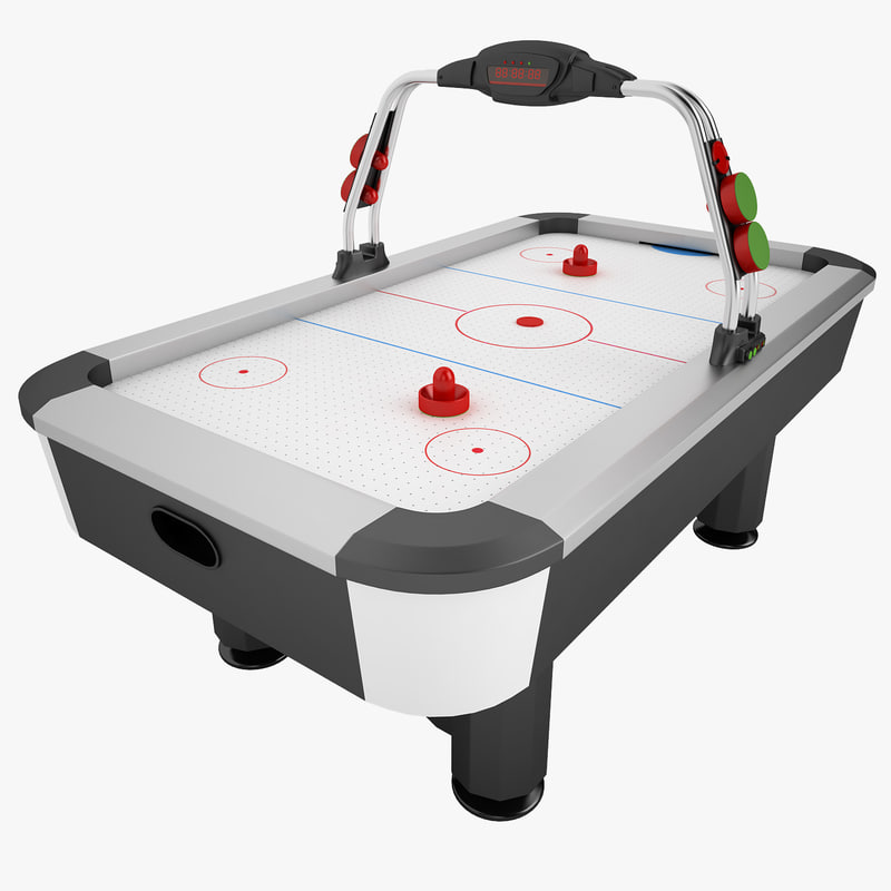 3d model air hockey