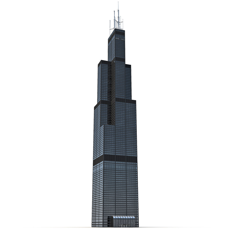 3d model willis tower