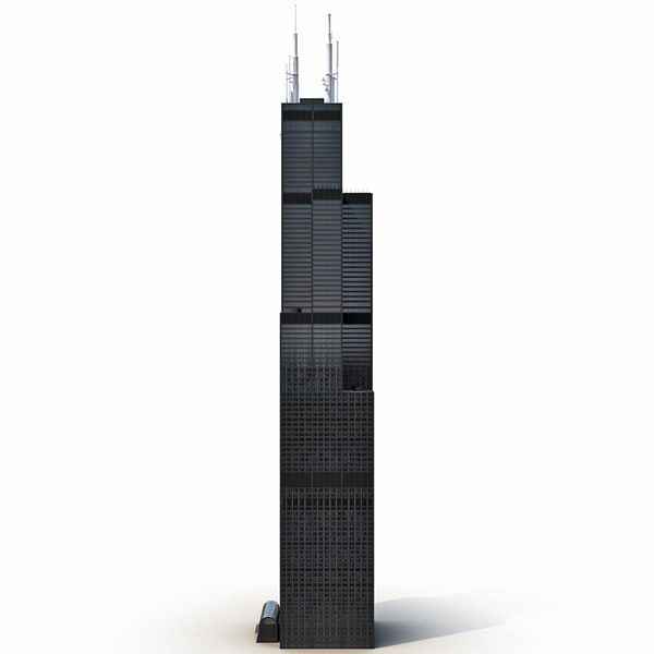 3d Model Willis Tower 2996