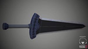 kirito spriggan sword 3d model