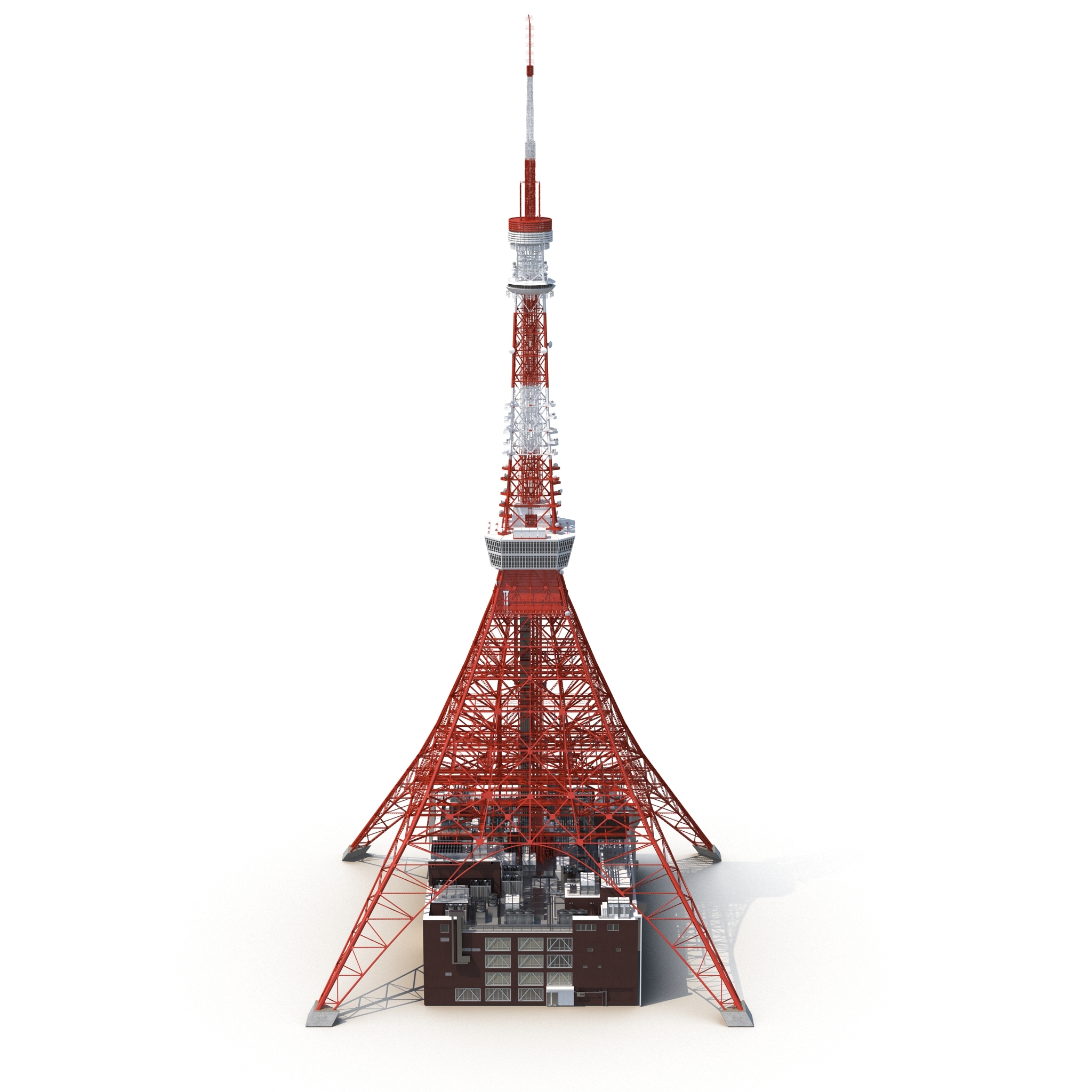 tokyo tower 3d model