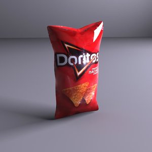 chip bag 3d ma