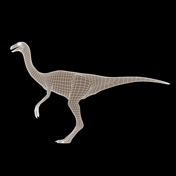 gallimimus jurassic park 3d model