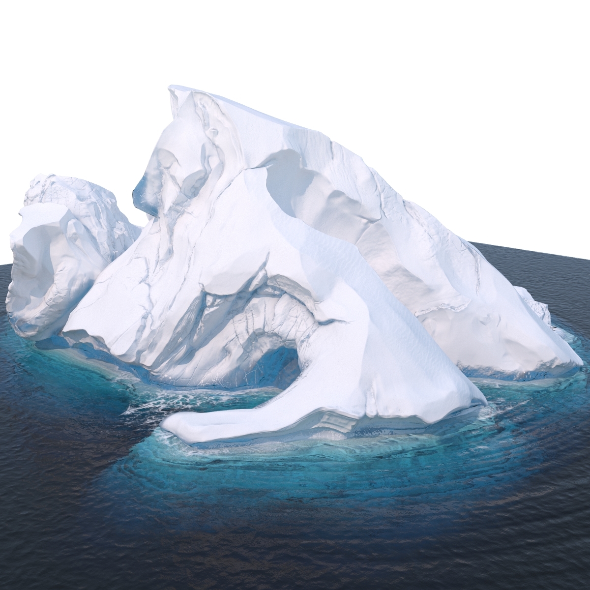 3d iceberg berg ice