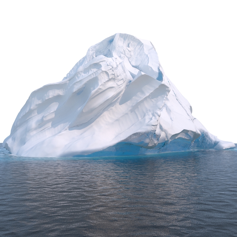 3d iceberg berg ice