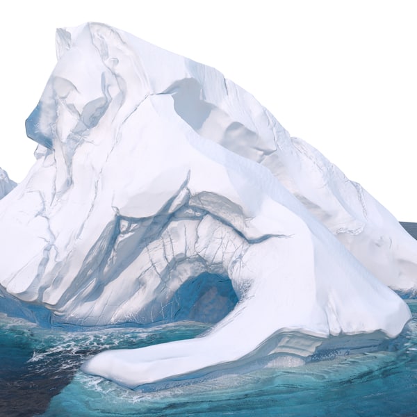 3d iceberg berg ice