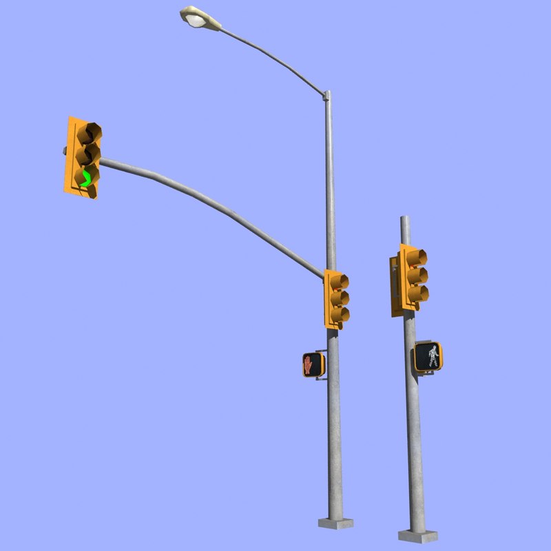 3d model traffic light mht 01 pt1