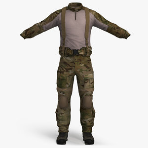 3ds max combat apparel -