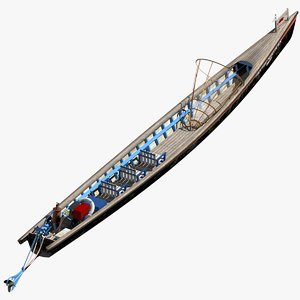 3d inle lake motor canoe