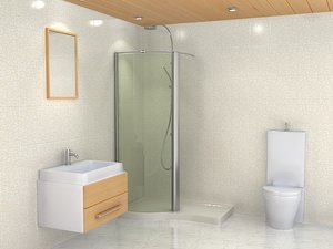 bath room 3d max