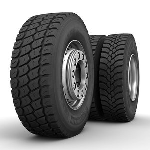 3d model of truck wheels