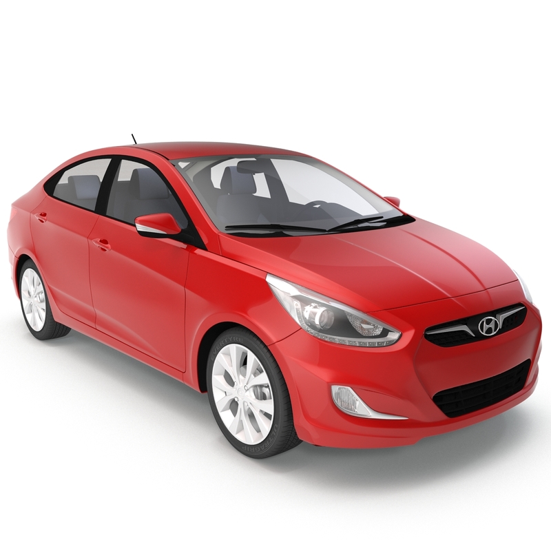 Hyundai accent 3d model