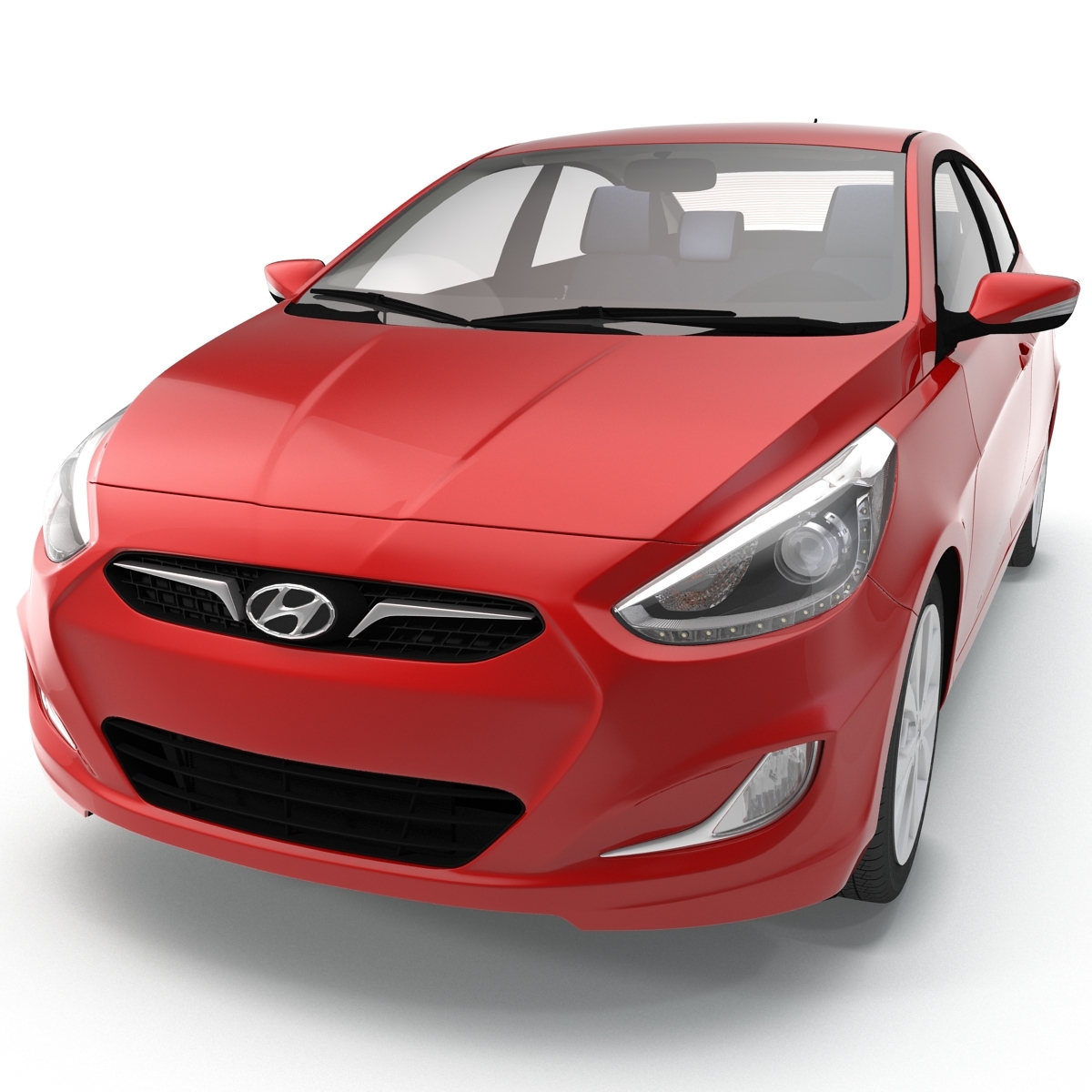 Hyundai accent 3d model