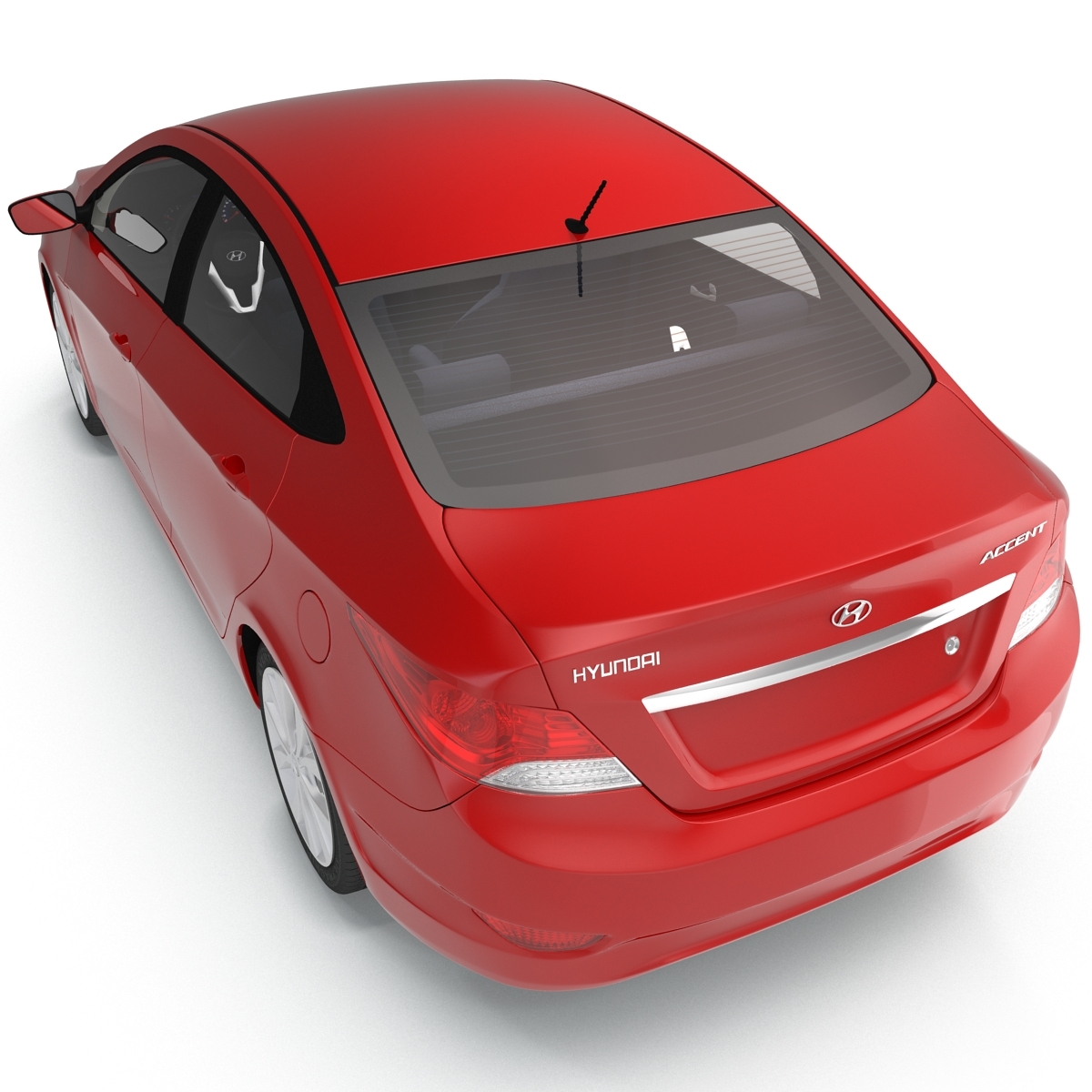 Hyundai accent 3d model