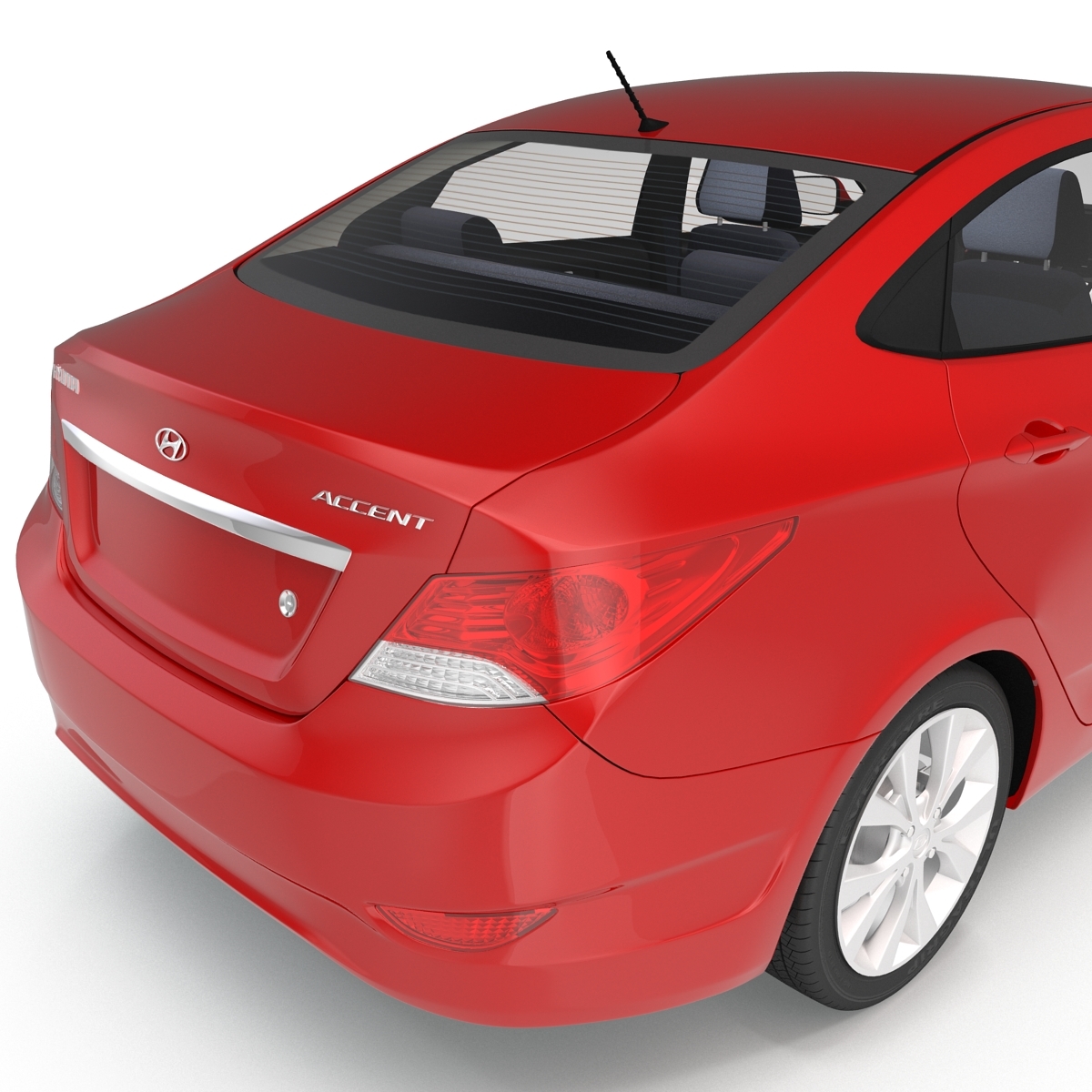 Hyundai accent 3d model