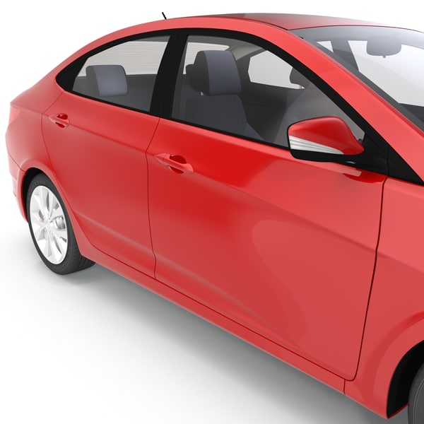 Hyundai accent 3d model