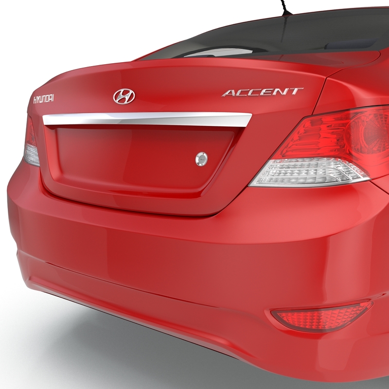 Hyundai accent 3d model